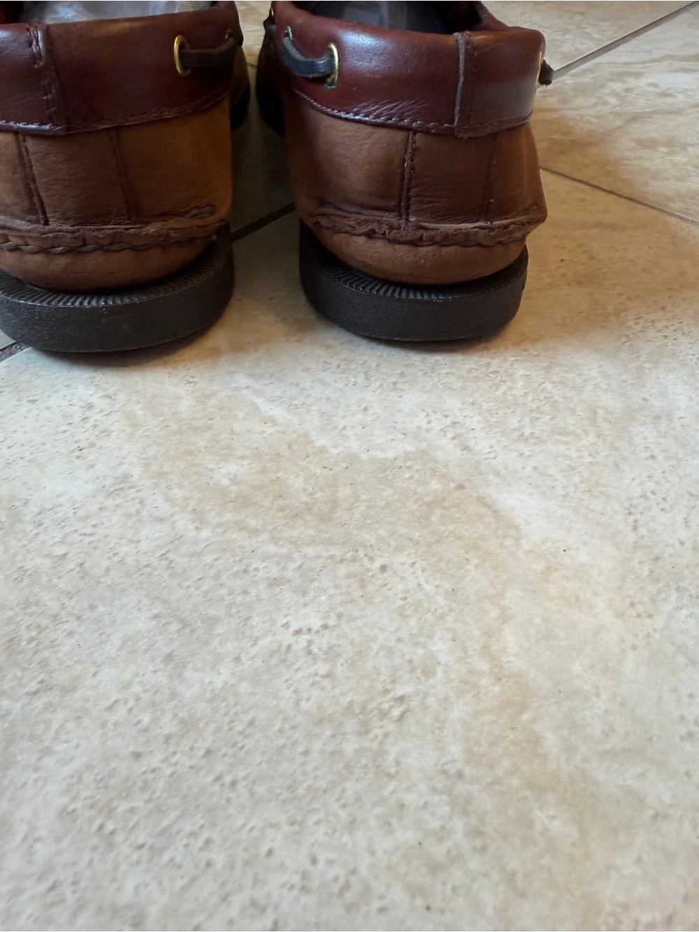 Authentic Sherry  Original (A/O) 2-Eye Boat Shoe. SZ 8.5 W, EUC